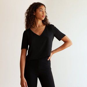 Babaton Randy Blouse - M - Black